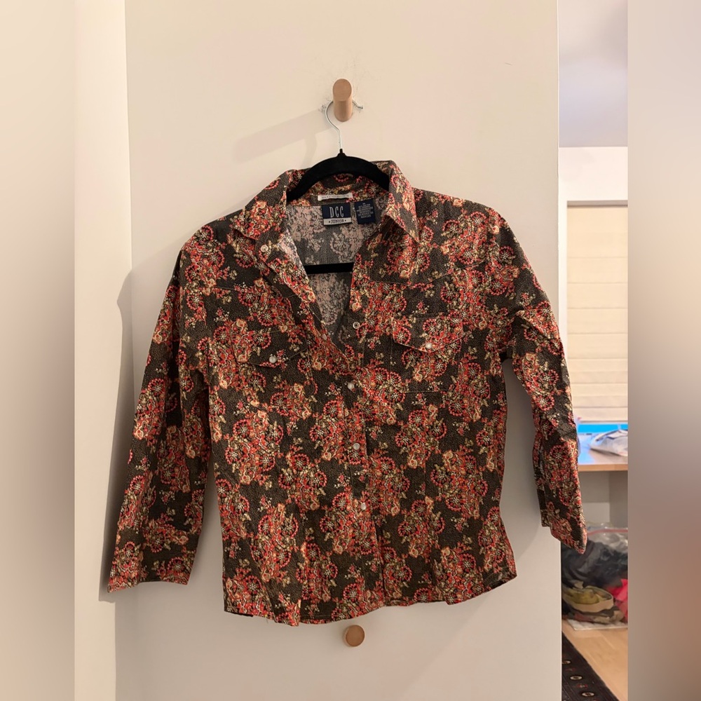 Floral Button Down Shirt